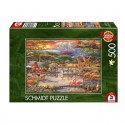 Puzzle 500 pcs Au pied du Kilimandjaro - Puzzles Schmidt Schmidt - 1 Puzzle 500 pcs Au pied du Kilimandjaro - Puzzles Schmidt Schmidt - 1