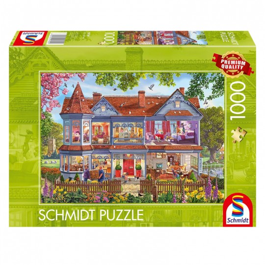 Puzzle 1000 pcs La maison au printemps - Puzzles Schmidt Schmidt - 1