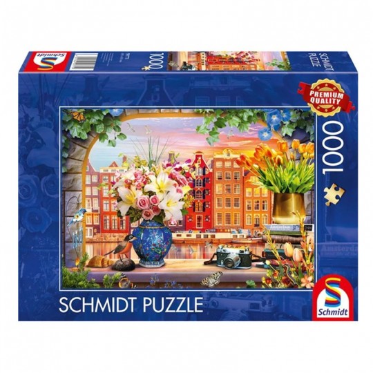 Puzzle 1000 pcs Visite à Amsterdam - Puzzles Schmidt Schmidt - 1