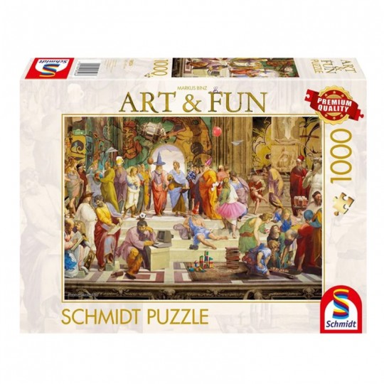 Puzzle Art & Fun 1000 pcs L'École d'Athènes - Puzzles Schmidt Schmidt - 1