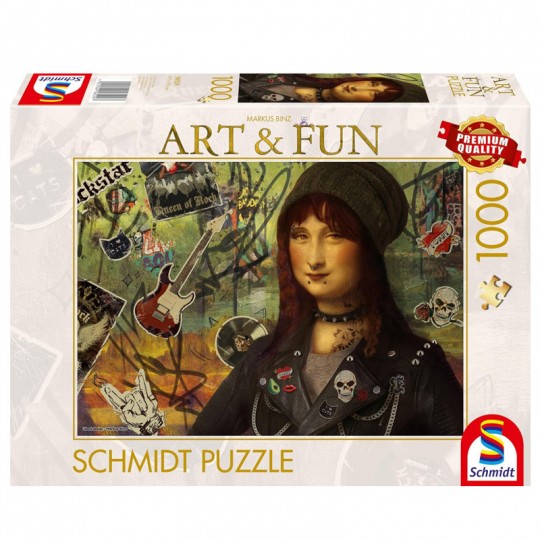 Puzzle Art & Fun 1000 pcs La Joconde - Puzzles Schmidt Schmidt - 1