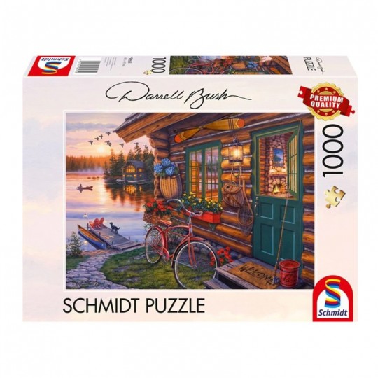 Puzzle 1000 pcs La cabane au bord du lac - Puzzles Schmidt Schmidt - 1