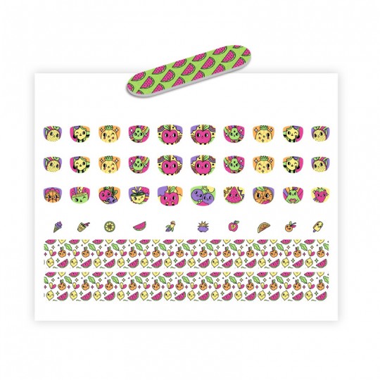 60 Nails Stickers PEPS Neon - Djeco Djeco - 2