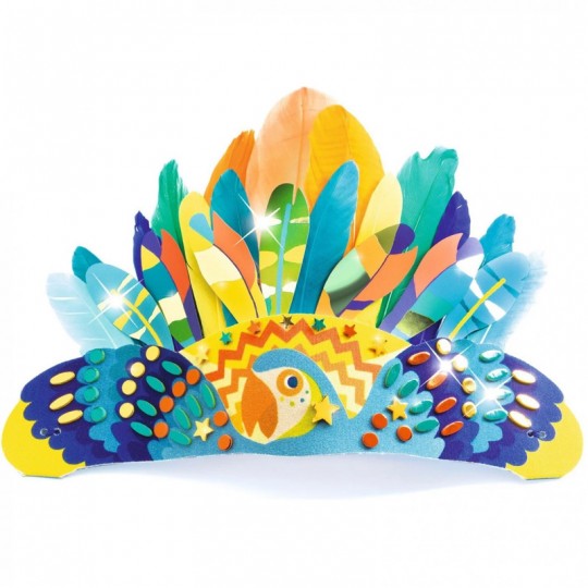 Coiffe à créer Carnaval de Rio DIY - Djeco Djeco - 6