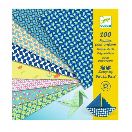 100 feuilles pour origami : Natsu - Djeco Djeco - 1