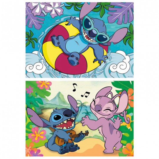 Puzzles Disney 2x100 pcs : Stitch - Educa Educa - 2