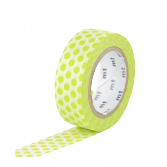 Masking Tape MT Dot lime Masking Tape - 1