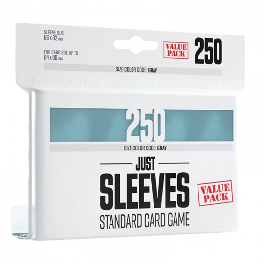 GG : 250 Just Sleeves - Value Pack Clear 62x92mm Gamegenic - 1