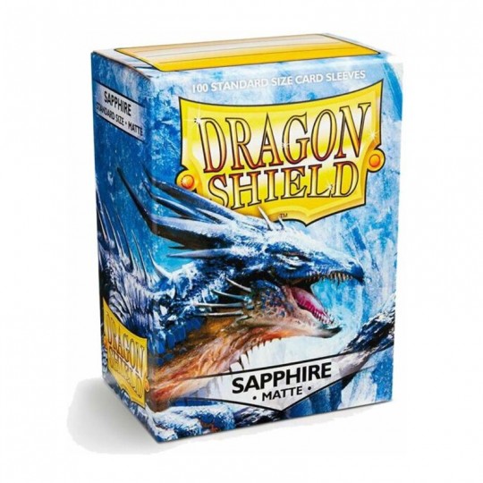 100 Dragon Shield Matte : Sapphire Dragon Shield - 2