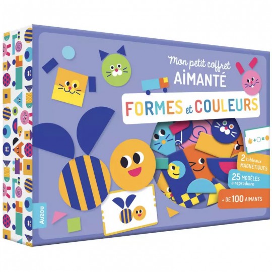 Mon petit coffret aimanté : Formes et couleurs - Auzou Auzou - 1