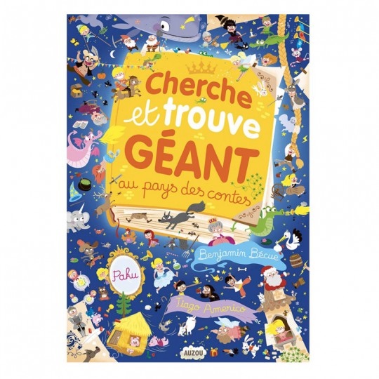 Livre Cherche et Trouve Géant : Au pays des Contes - Auzou Auzou - 2