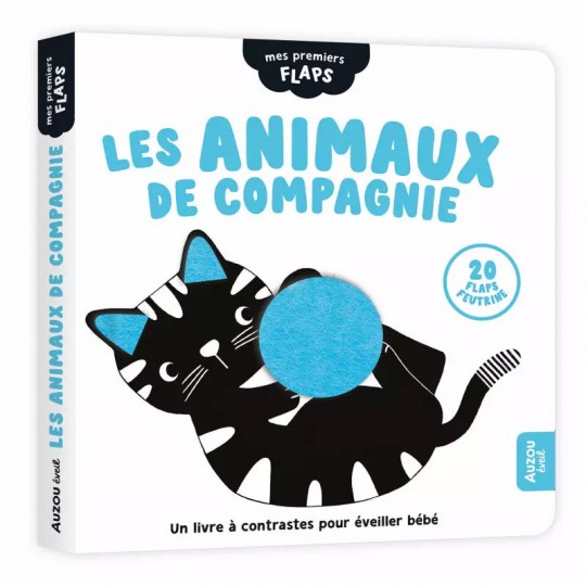 Livre Mes premiers Flaps : Les animaux de Compagnie - Auzou Auzou - 1