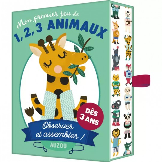 Mon premier jeu de 1,2,3 animaux - Auzou Auzou - 2