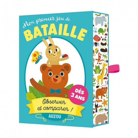 Mon premier jeu de bataille : Animaux du monde - Auzou Auzou - 1