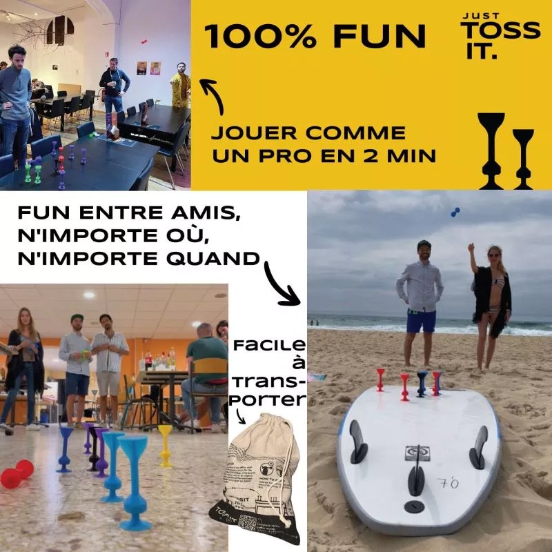 Jeu Tossit Dart Game - Fléchettes ventousées