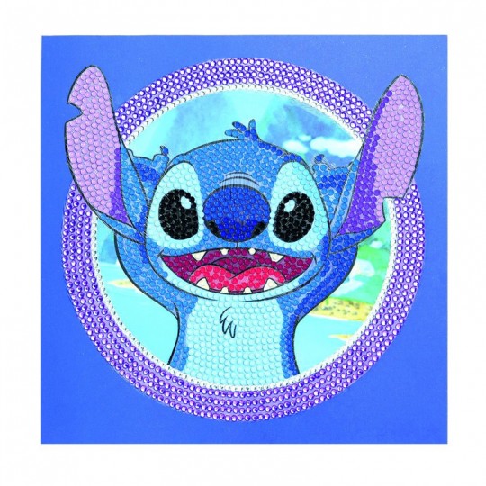 CRYSTAL ART Kit carte broderie diamant 18x18cm-Stitch Crystal Art - 2