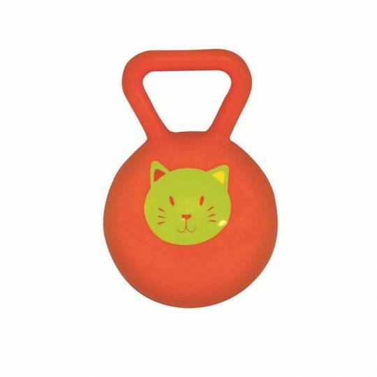 Hochet Balle Orange Chat LUDI - 1