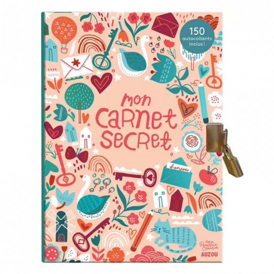 Ma papeterie créative : Mon carnet secret par feena brooks - Auzou Auzou - 2
