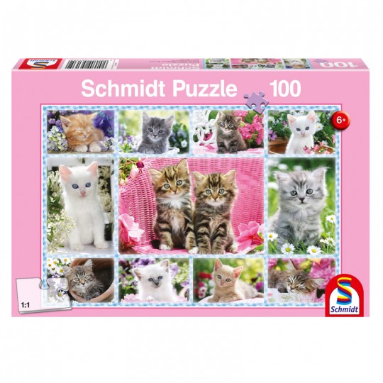 Puzzle 100 pcs Chatons - Puzzles Schmidt Schmidt - 1
