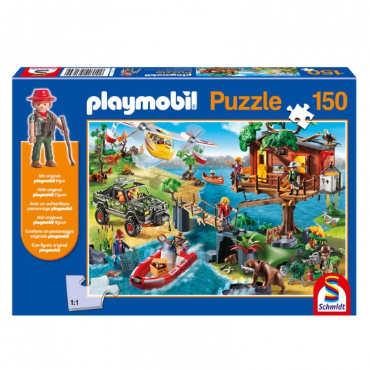 Puzzle 150 pcs Playmobil : Cabane dans les Arbres - Puzzles Schmidt Schmidt - 1