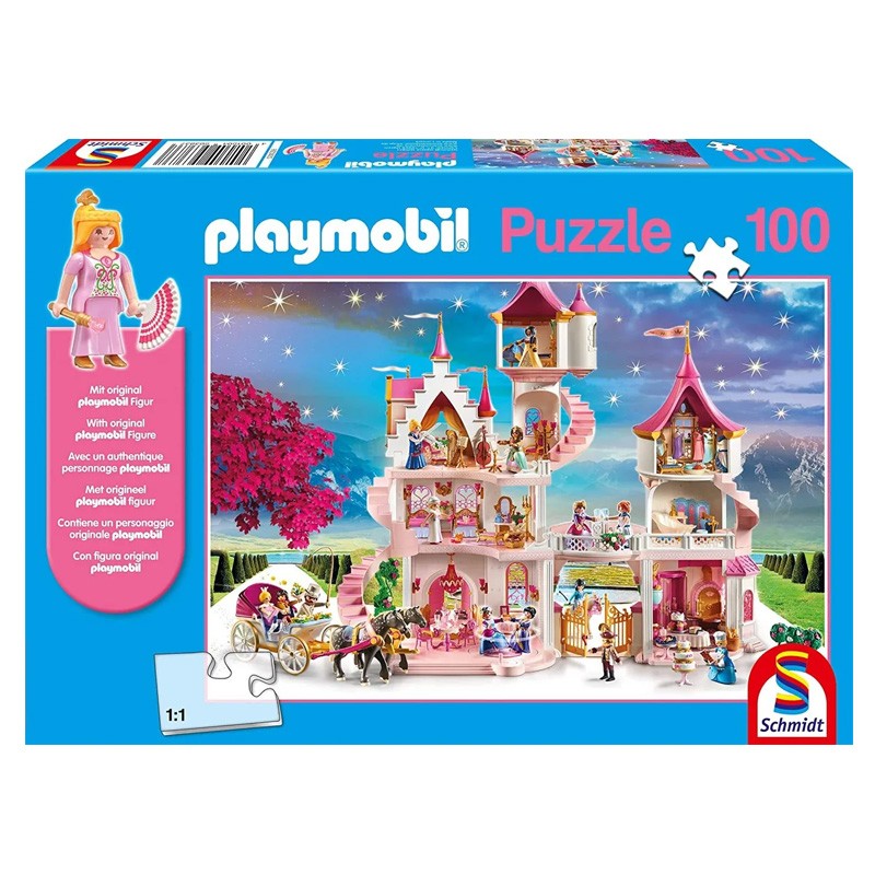 Puzzle 100 pcs Playmobil Chateau de la princesse BCD JEUX