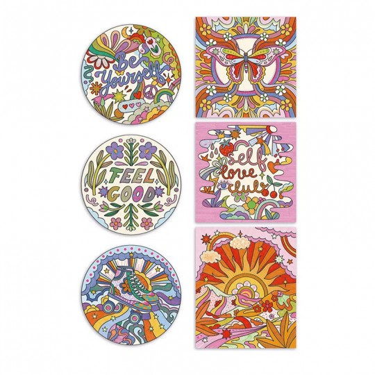 Les ateliers du calme : Contours Et Motifs Pailletés Dreamland - Janod Janod - 3