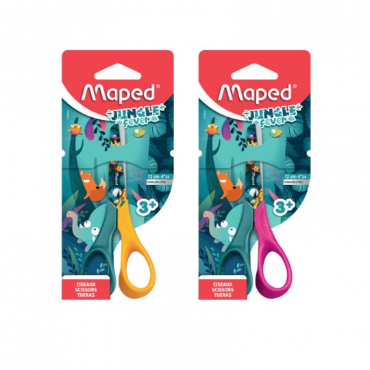 Ciseaux bouts ronds 12 cm Jungle Fever - Maped Maped - 2