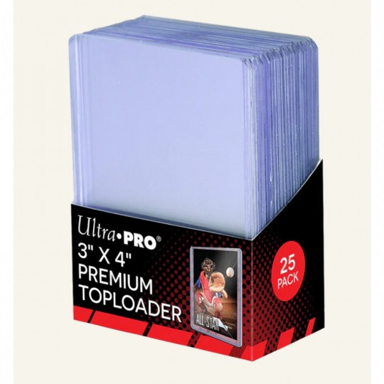 Pack de 25 Toploader 3" x 4" Ultra Clear Premium Ultra.PRO - 1