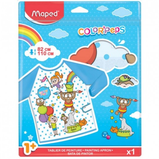 Tablier de peinture enfant Color'Peps de 18 mois à 5 ans - Maped Maped - 1