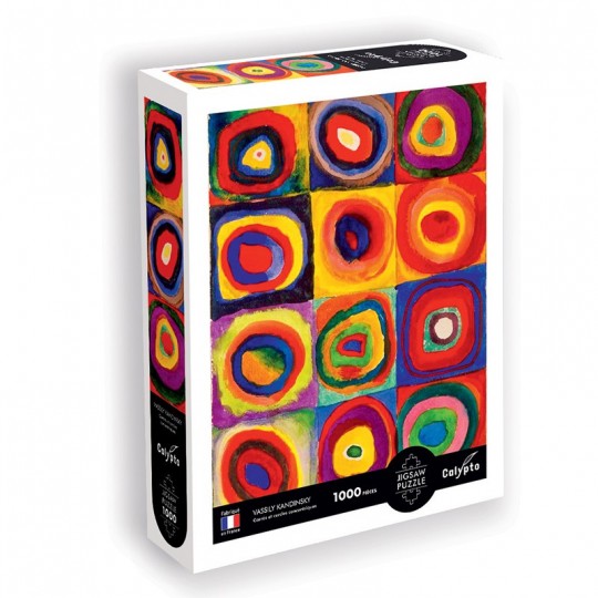 Puzzle 1000 pcs Carrés et cercles concentriques, Vassily Kandinski - Calypto Calypto - 1