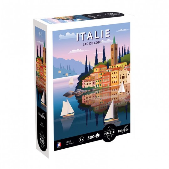 Puzzle 500 pcs Italie, Lac de Côme - Calypto Calypto - 1