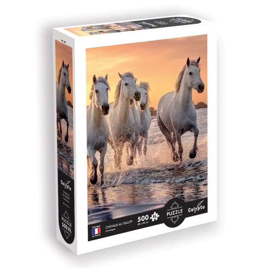 Puzzle 500 pcs XL Chevaux en Camargue - Calypto Calypto - 1