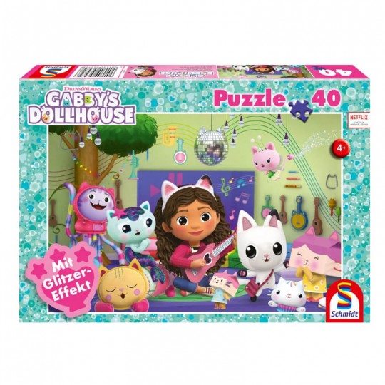 Puzzle 40 pcs Gabby's Dollhouse, Fête miaou-zig - Puzzles Schmidt Schmidt - 1