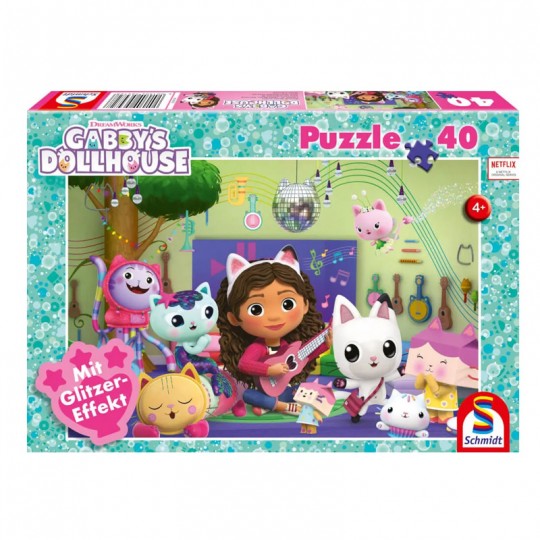 Puzzle 40 pcs Gabby's Dollhouse, Fête miaou-zig - Puzzles Schmidt Schmidt - 1