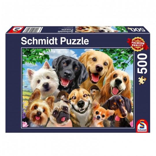 Puzzle 500 pcs Selfie de chiens - Puzzles Schmidt Schmidt - 1