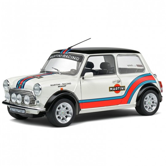 Miniature 1:18 Mini Cooper Sport Martini Evocation white 1998 - Solido Solido - 1