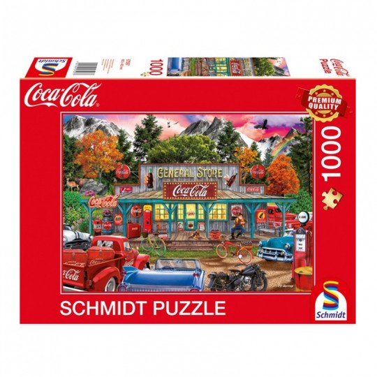Puzzle 1000 pcs Magasin Coca Cola - Puzzles Schmidt Schmidt - 1