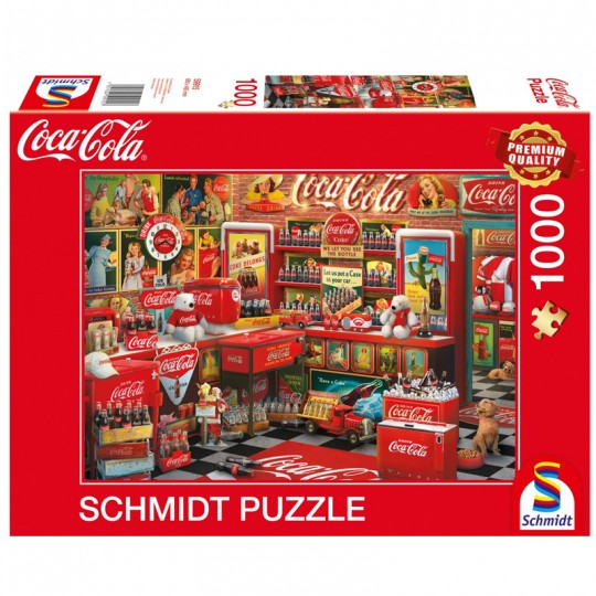 Puzzle 1000 pcs Coca Cola Nostalgie - Puzzles Schmidt Schmidt - 1