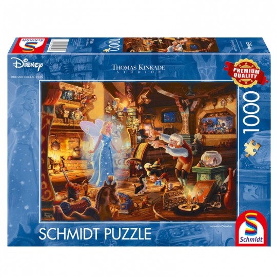 Puzzle 1000 pcs Disney, Geppettos Pinocchio - Puzzles Schmidt Schmidt - 1