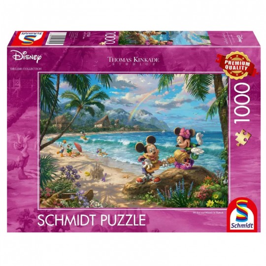 Puzzle 1000 pcs Disney, Minnie & Mickey à Hawaii - Puzzles Schmidt Schmidt - 1