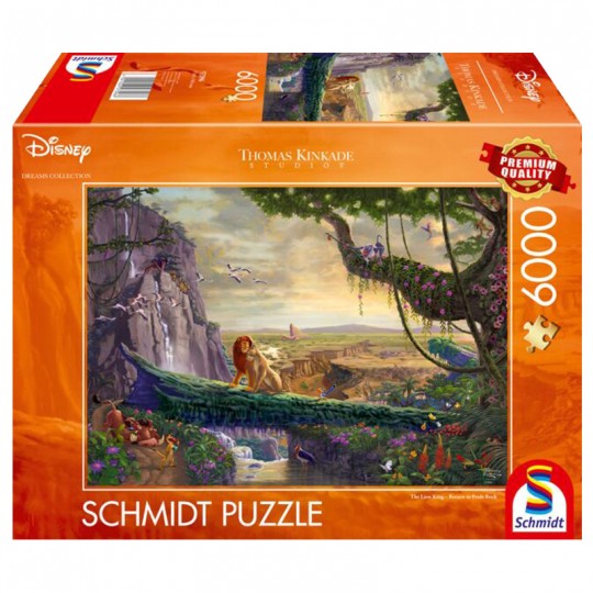 Puzzle 6000 pcs Disney, Le Roi Lion Retour à Pride Rock - Puzzles Schmidt Schmidt - 1