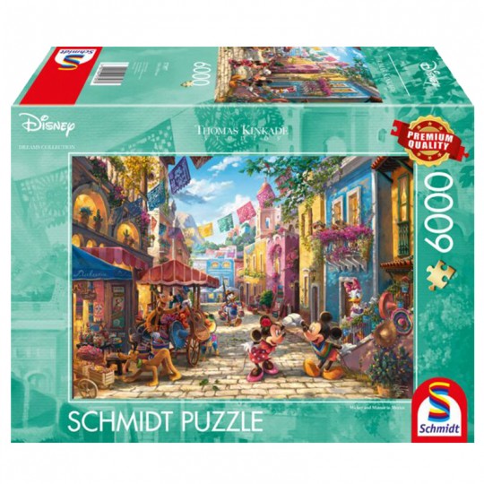 Puzzle 6000 pcs Disney, Mickey & Minnie à Mexico - Puzzles Schmidt Schmidt - 1
