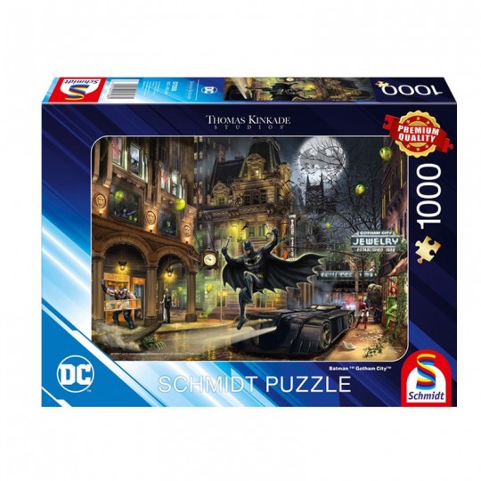Puzzle 1000 pcs DC, Batman, Gotham City - Puzzles Schmidt Schmidt - 1
