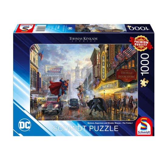Puzzle 1000 pcs DC, Batman, Superman & Wonder Woman - Puzzles Schmidt Schmidt - 1