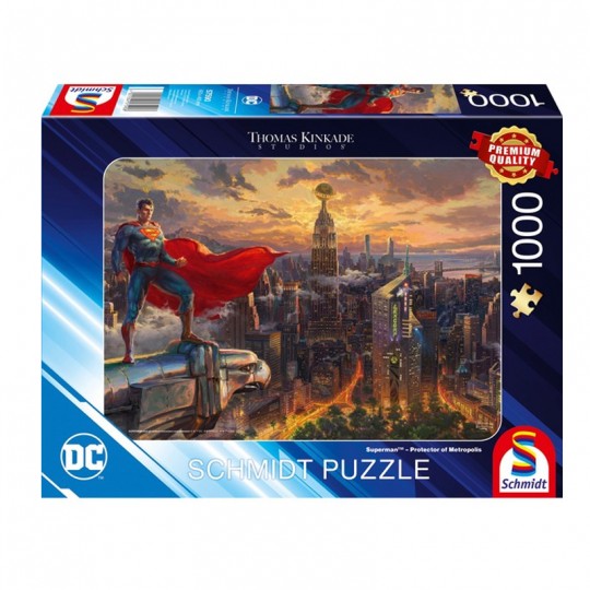 Puzzle 1000 pcs DC, Superman Protecteur de Metropolis - Puzzles Schmidt Schmidt - 1