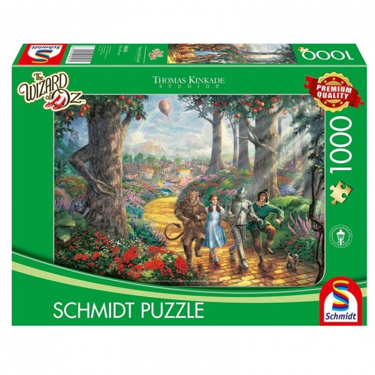 Puzzle 1000 pcs Le Magicien d'Oz, Suivez la route de briques jaunes - Puzzles Schmidt Schmidt - 1