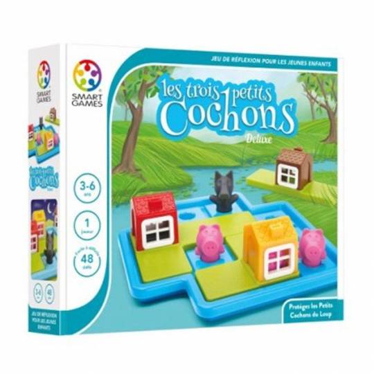 Les 3 Petits Cochons (Deluxe) - SMART GAMES SmartGames - 1