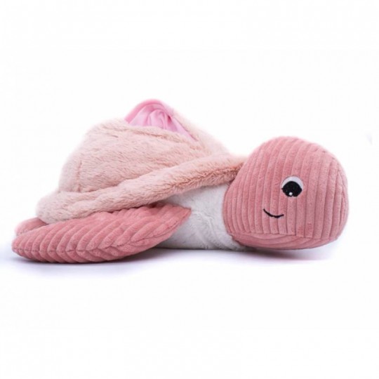 Peluche Les Ptipotos : Tortue géante Sauvenou rose Les Déglingos - 2