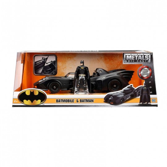 Miniature 1:24 DC Comics Batmobile Batman figure black 1989 - Jada Toys Jada Toys - 1