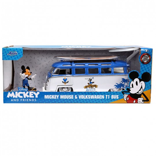 Miniature 1:24 Disney Combi T1 Mickey Mouse 1963 - Jada Toys Jada Toys - 2